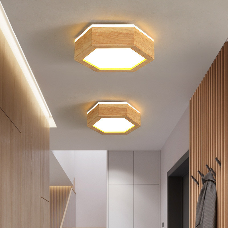 Japanese LED Corridor Lamp Modern Entrance Hall Hallway Lustres Nordic Creative Cloakroom Ceiling Lights(WH-WA-49)
